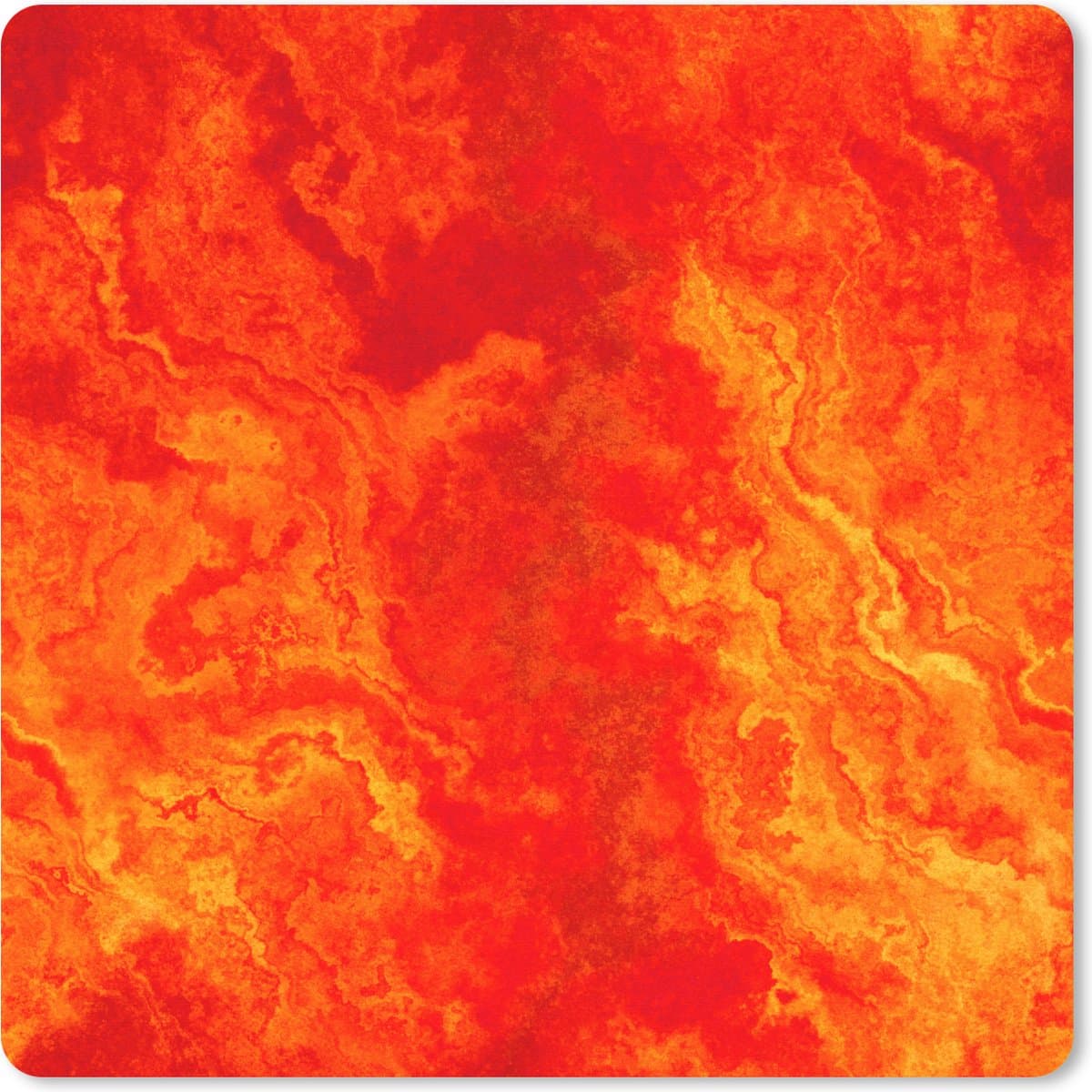 Muismat XXL 60x60 cm - Bureau onderlegger - Bureau mat Verf - Oranje - Abstract - Patronen - Bureaumat - Gaming mousepad xl - Bureaulegger groot - Computer deskmat