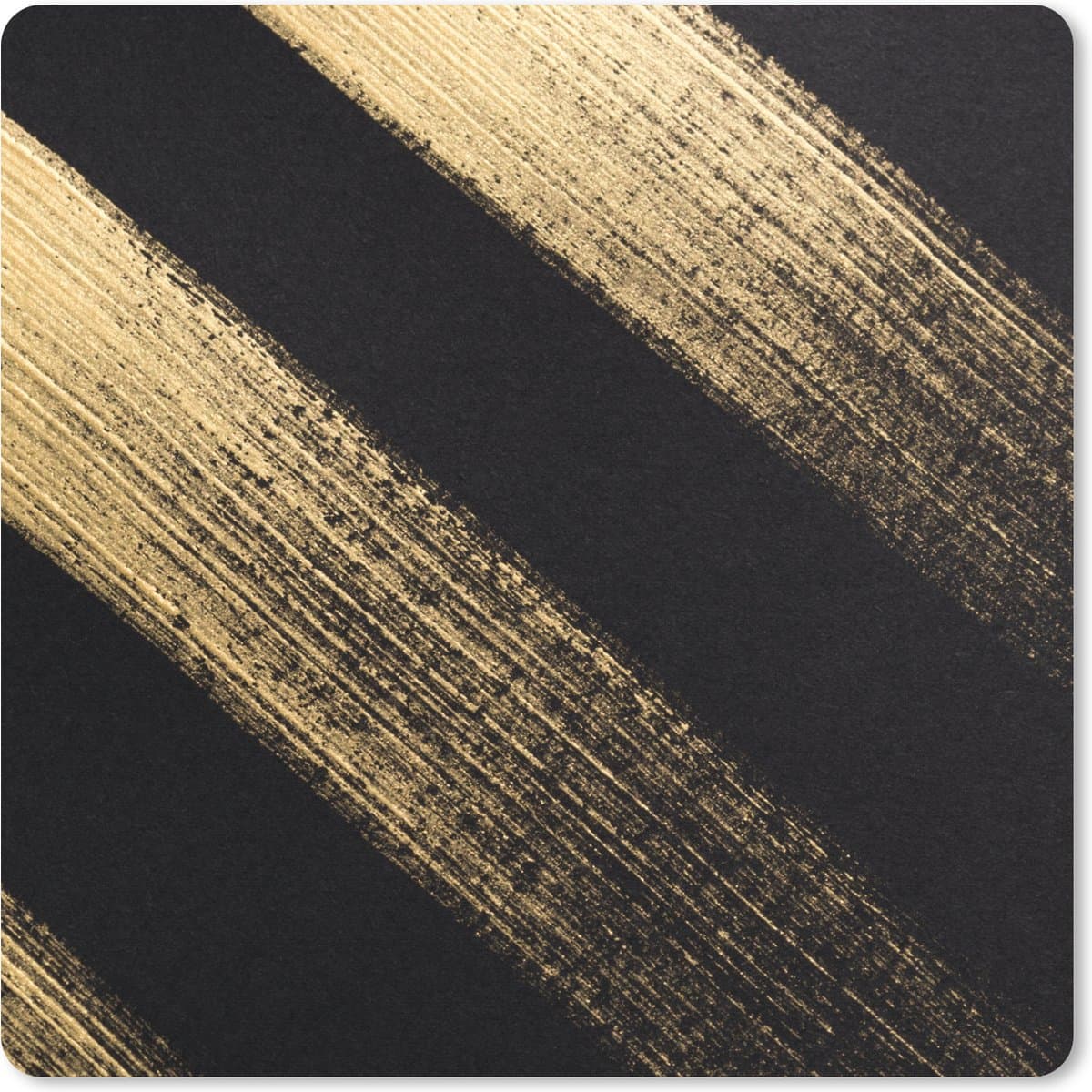 Muismat XXL 50x50 cm - Bureau onderlegger - Bureau mat Gouden verfstrepen op een zwarte achtergrond - Bureaumat - Gaming mousepad xl - Bureaulegger groot - Computer deskmat