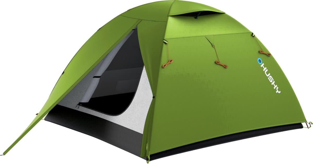 Husky Tent Sawaj Nylon 210 X 270 Cm - Groen - 3 Persoons