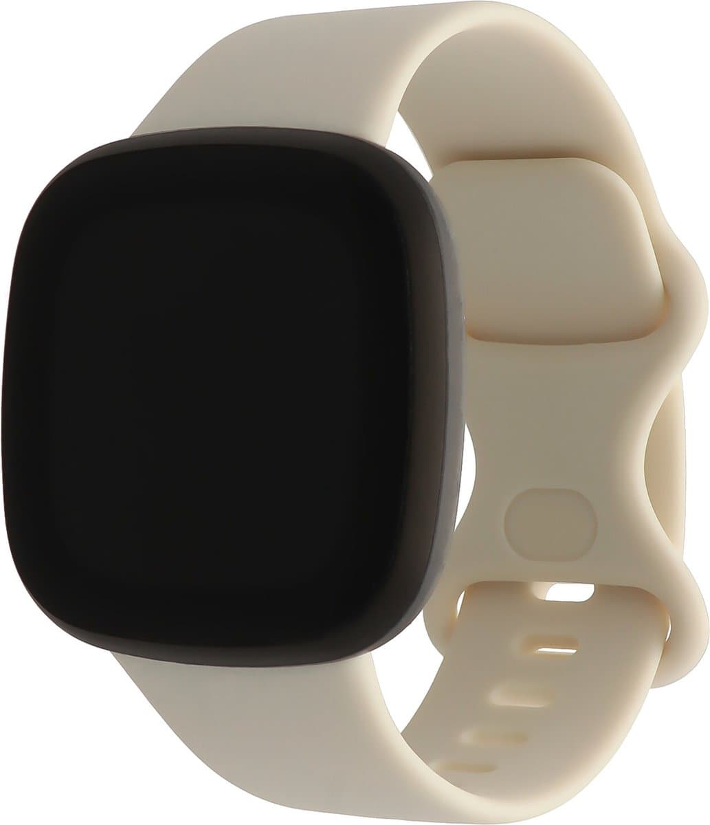 123watches sport band - abrikoos - ML - Geschikt voor Fitbit Versa 3 & 4 / Sense