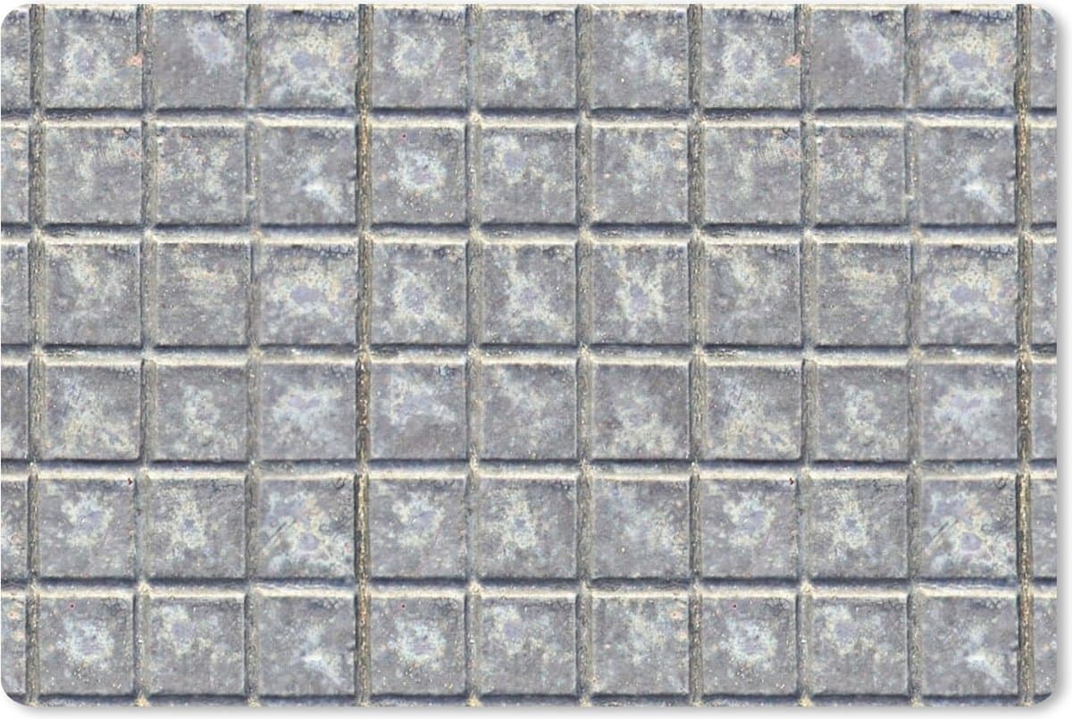 Muismat XXL 120x80 cm - Bureau onderlegger - Bureau mat Tegels - Metaal - Patronen - Bureaumat - Gaming mousepad xl - Bureaulegger groot - Computer deskmat