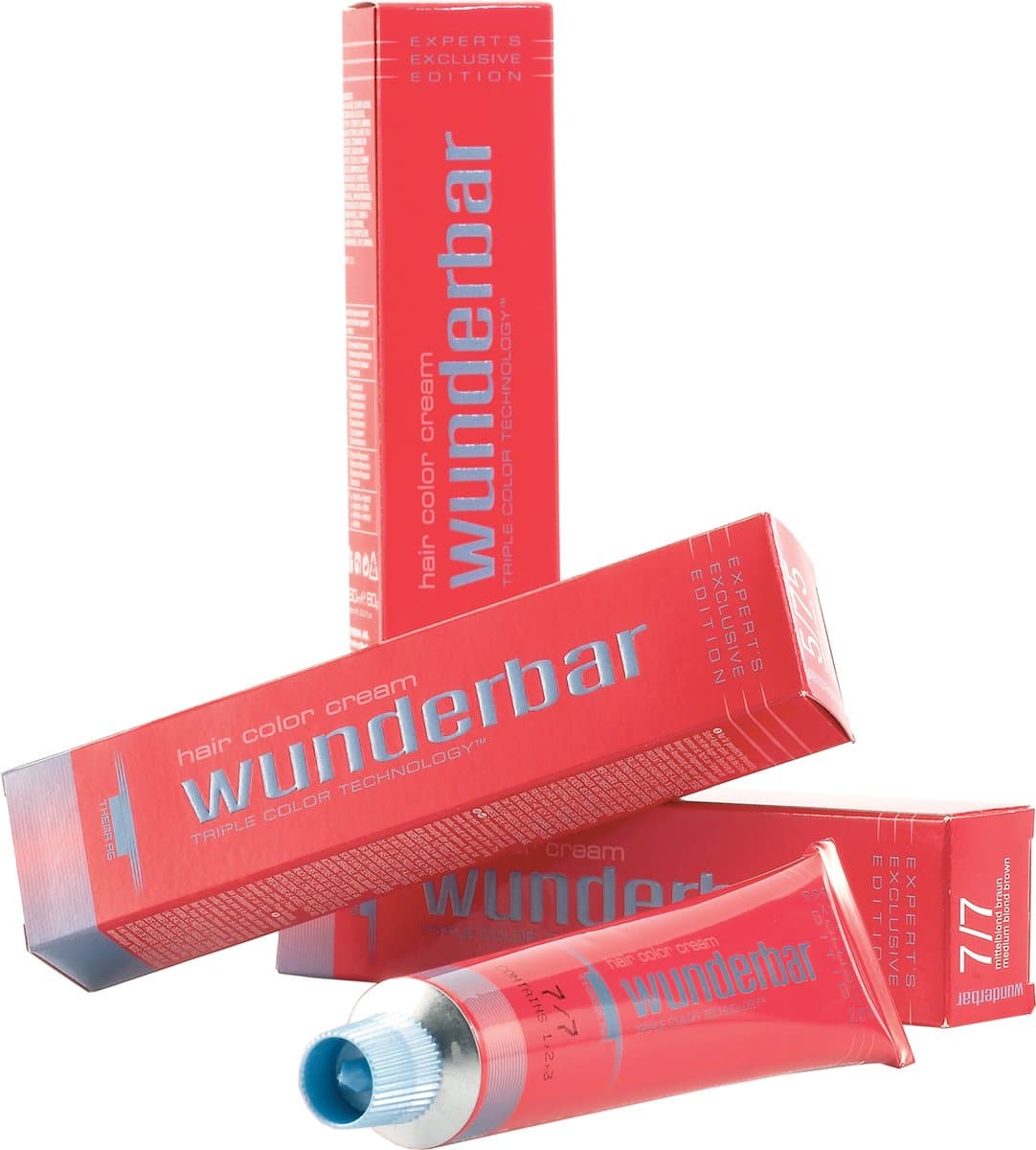 Wunderbar Haarkleuring Crème Permanent 60ml - 07/77 Medium Blonde Brown Intensive / Mittelblond Braun Intensiv