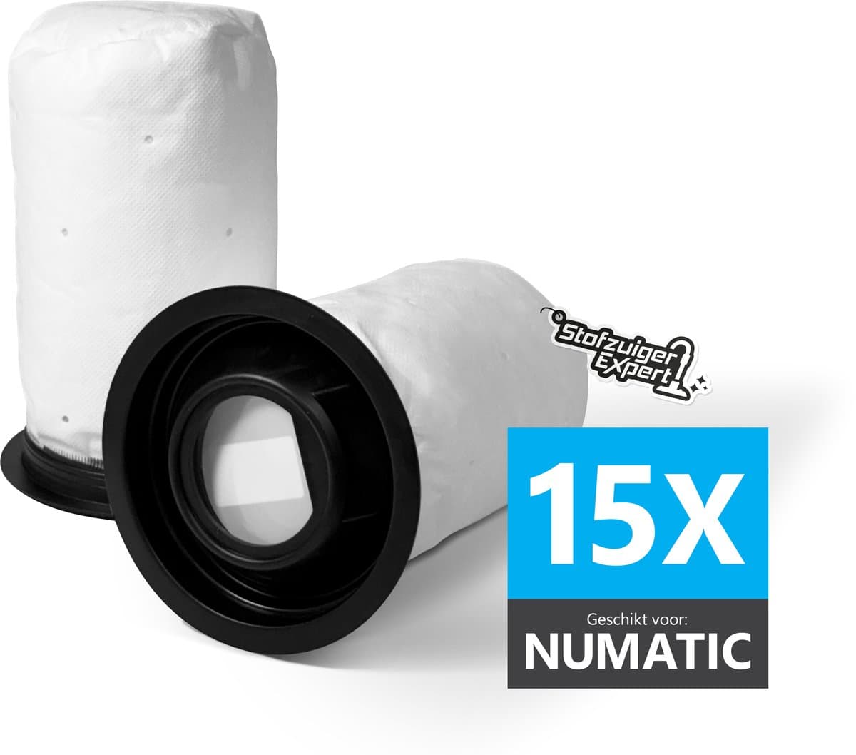 15x Pods Stofzuigerzakken Geschikt voor Numatic Henry Quick & Hetty Quick
