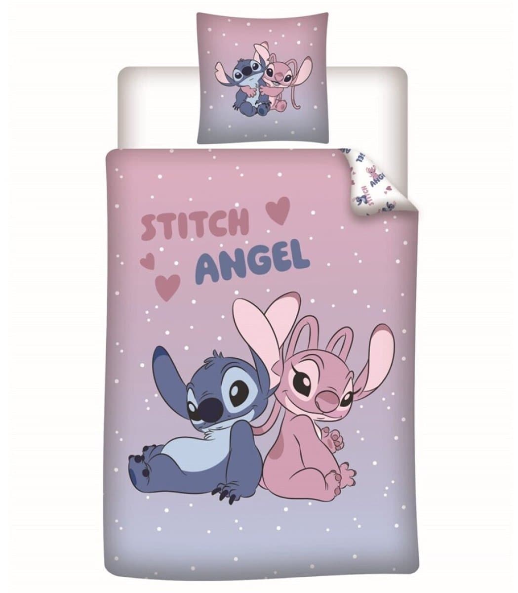 Disney Lilo & Stitch Dekbedovertrek - Eenpersoons - 140 x 200 cm - 65 x 65 cm - Polycotton
