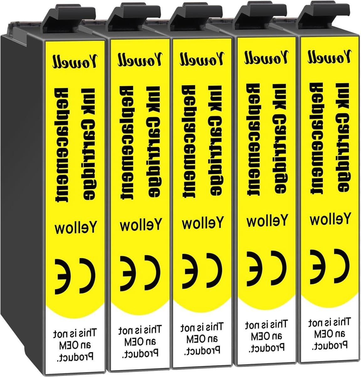 Inkjet Cartridges - Printerinkt Set - Thuiswerk Documenten - Hoge Paginaopbrengst - 5 Pack - Geel