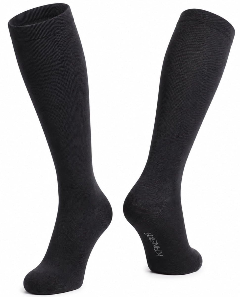 KANGKA® Compressiekousen Maat 39-42 (L/XL) - Steunkousen - Compressie sokken voor Hardlopen, Wandelen, Vliegtuig