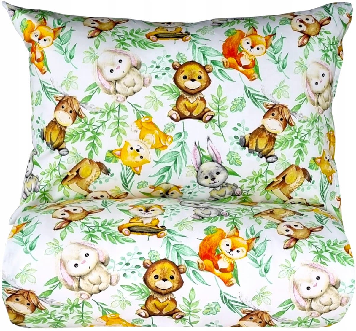 Kinderbeddengoed met bosdieren - 100x135 cm - 100% katoen
