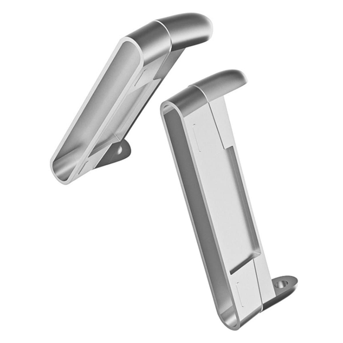 Voor Fitbit Versa 4 1 paar horlogebandconnector (zilver)