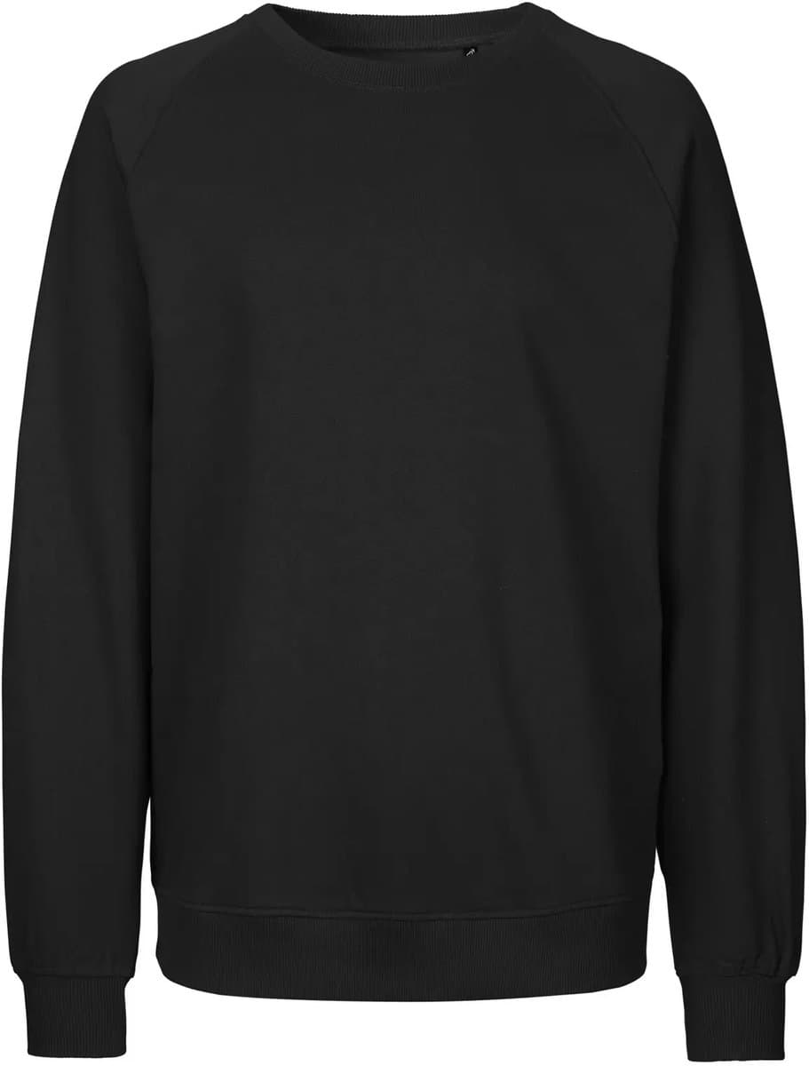 Neutral Unisex Tiger Cotton Sweatshirt NET63001 - Black - 3XL