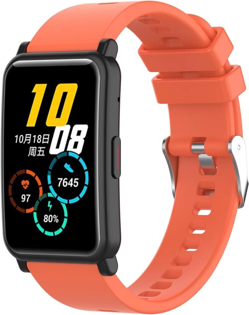Compatibele 20MM Quick Release Soft Silicone Sport Armband voor HUWATCH GT 2 42mm en HONOR MagicWatch 2 42mm, Vervangband voor Activiteitstrackers en Smartwatches