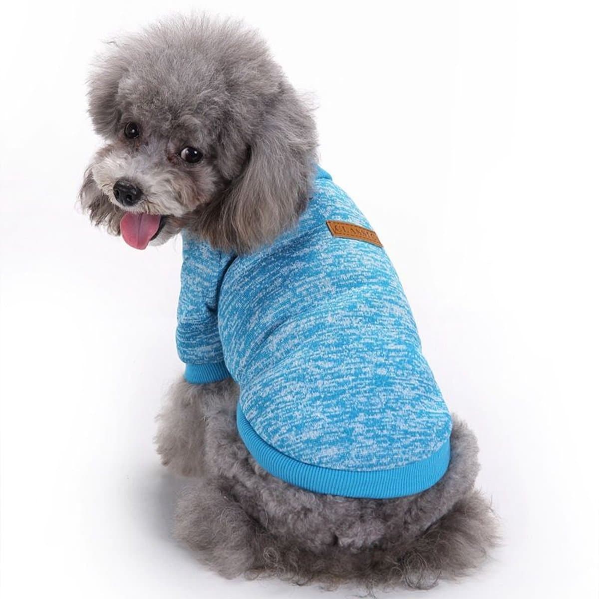 Sweater voor hond - Donkerblauw, S