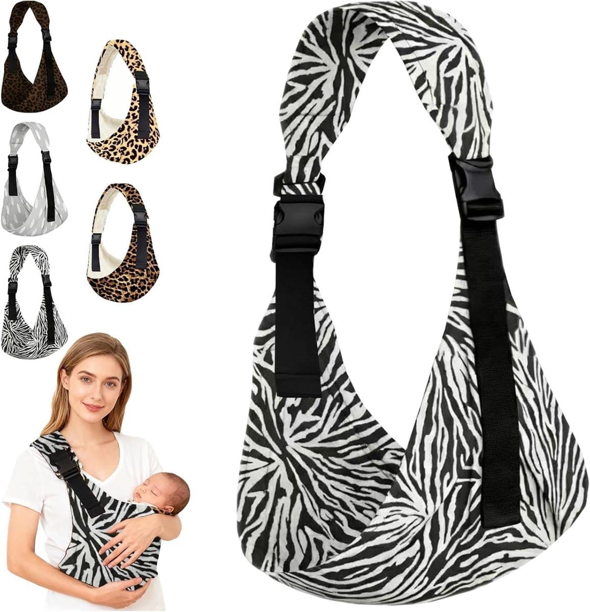 Draagdoek Baby - Heupdrager Peuter - Veilig Dragen - Ergonomisch Ontwerp - Tot 20 kg - Luipaard