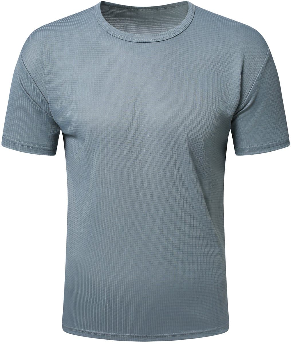 YOUTHUP Heren Casual Sport Korte Mouw T-Shirt - Ronde Hals Eenvoudig - L