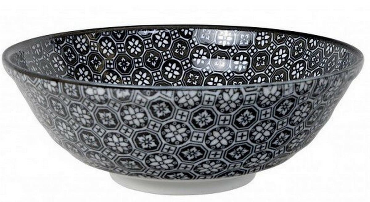 Tokyo Design Studio - Nippon black Kom - Strepen - 21x7.8cm