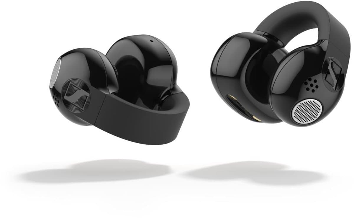 Sennheiser ACCENTUM Clip True Wireless Open Earbuds - Black
