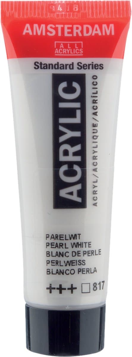 Verf - Acryl - 817 - Parel wit - Amsterdam - 20ml