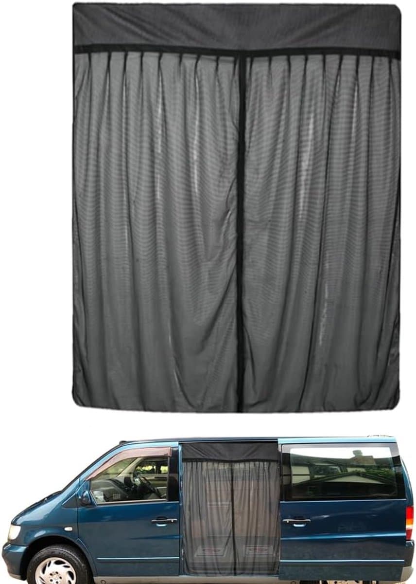 Klamboe voor Benz Viano / Vito / V-CLAS / Marco Polo, zijpanelen met magnetisme, magnetische insectenbescherming voor camping, 130 x 100 cm
