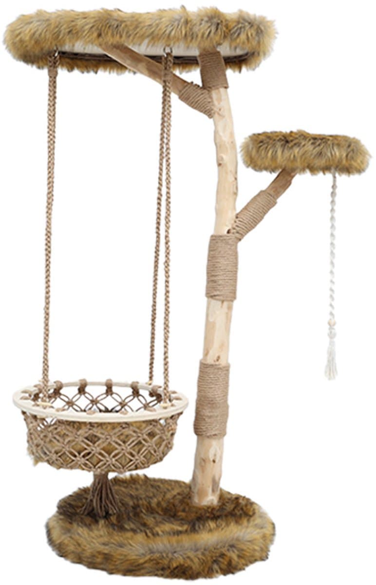 Boon Klimboom Quercus 151 cm Grizzly Brown + Jelka Matatabi Startpakket