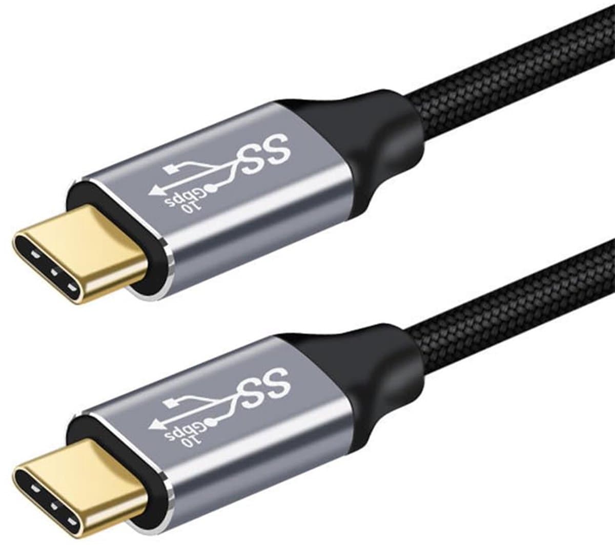 Type-C USB-C Male to Male USB3.1 10Gbps 100W Data Cable with E Marking for Laptop and Phone, 300cm - ShopVlot