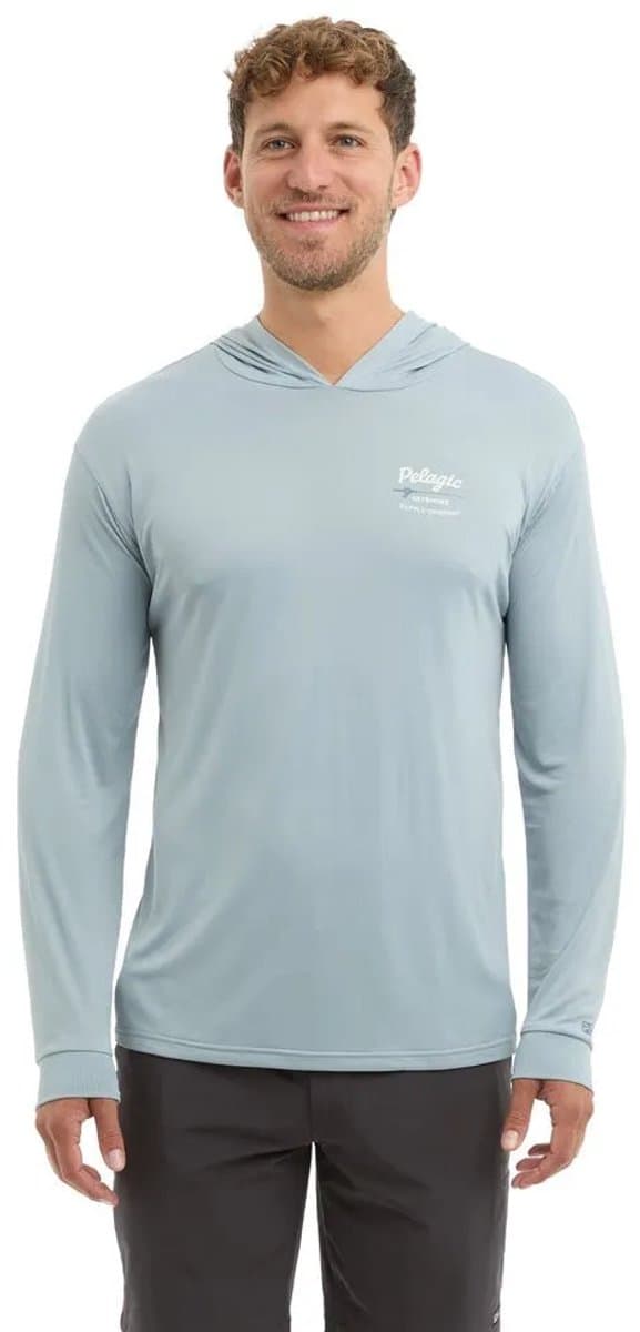 Pelagic Aquatek Rodney Uv-hoodie Met Lange Mouwen Blauw M Man