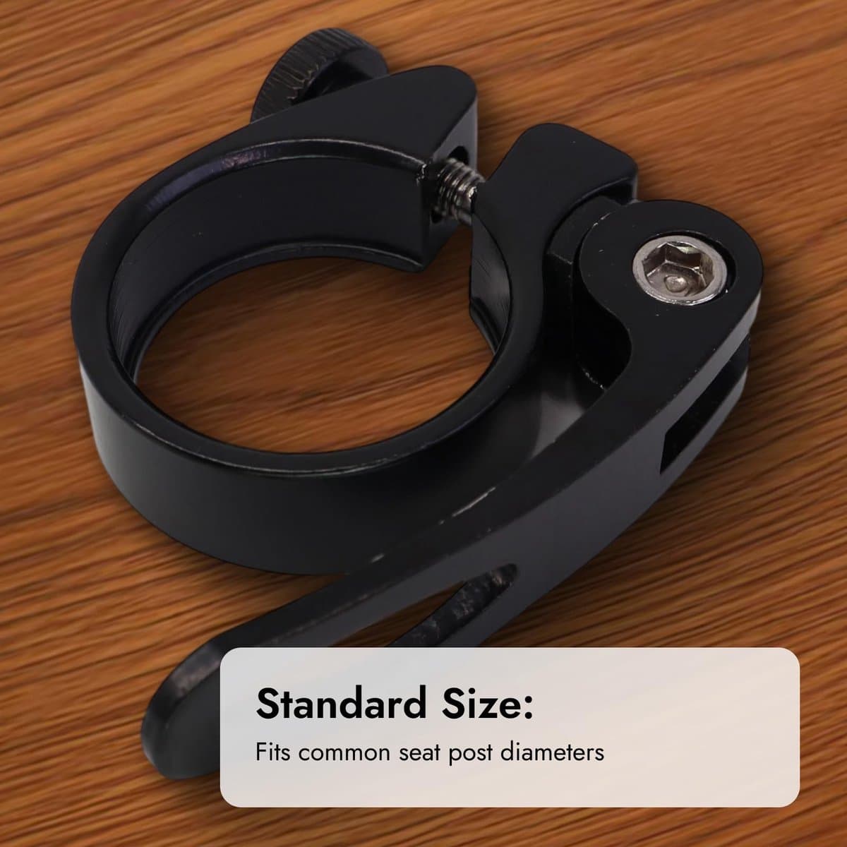 2 Pieces Saddle Clamp - Aluminium Legering - Snelle Ontgrendeling - Zadelpen 31.8mm - Fiets Zadelklem voor Mountainbike en Racefiets - Stabiele Grip en Eenvoudige Montage