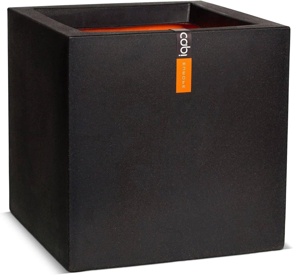 Bloempot vierkant - Plantenbak binnen - Planten decoreren - CO2 neutraal geproduceerd - 40x40 cm - Zwart