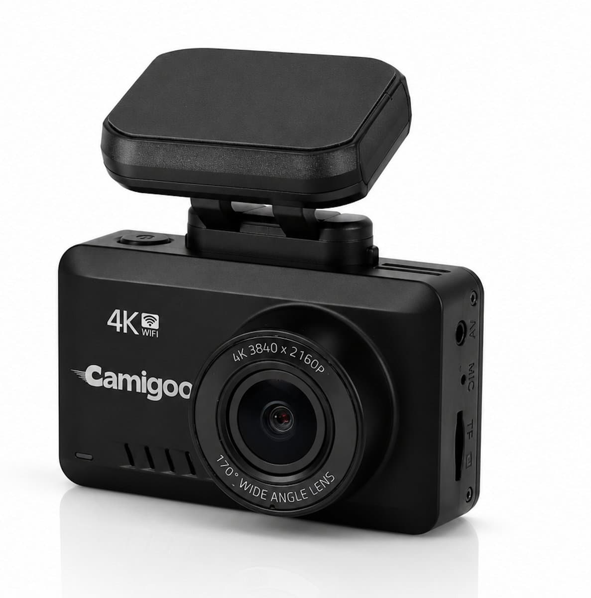 Camigoo® T8 Pro - Dashcam - Dashcam Voor Auto - Ultra 4K - Voorcamera - WiFi & GPS - SONY Sensor Nachtzicht - G Sensor - Loop Opname - Parkeermonitor - Bewegingsdetectie - Magnetische aansluiting - 64GB micro SD Kaart U3 - NL Handleiding+Systeem
