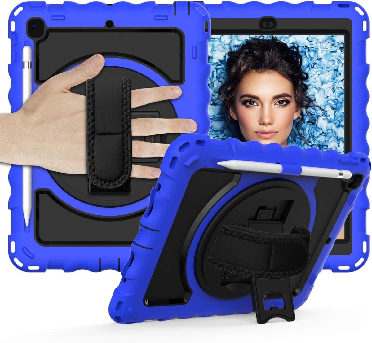 Tablethoes geschikt voor Apple iPad 9.7 inch (2017 / 2018), iPad Air 1, iPad Air 2 & iPad Pro 9.7 – Met standaard
