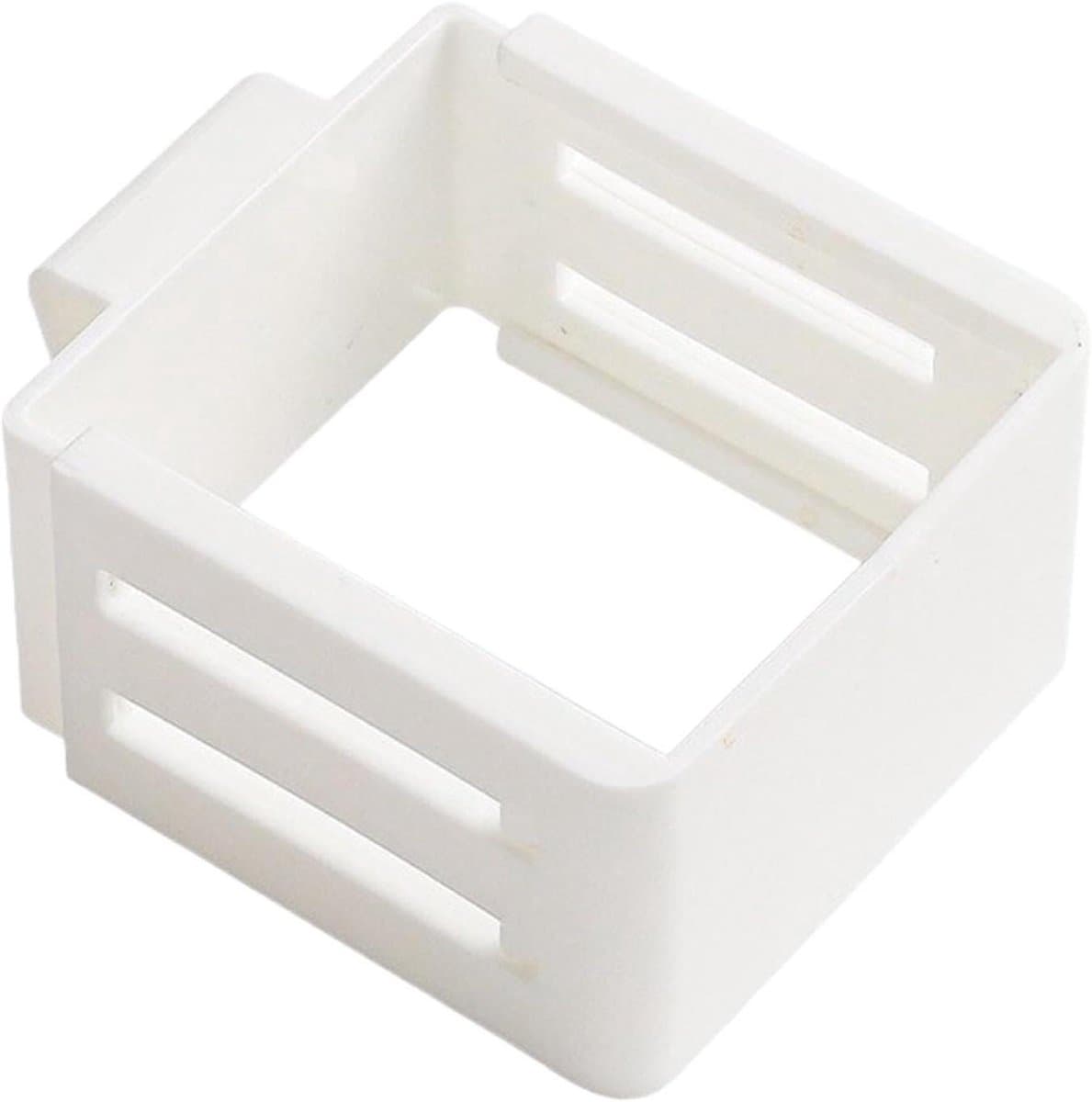 Koelkast Organizer - Voedsel Mand - Keuken Ordenen - Uitbreidbaar Ontwerp - 8 x 6.5 x 4 cm - Wit
