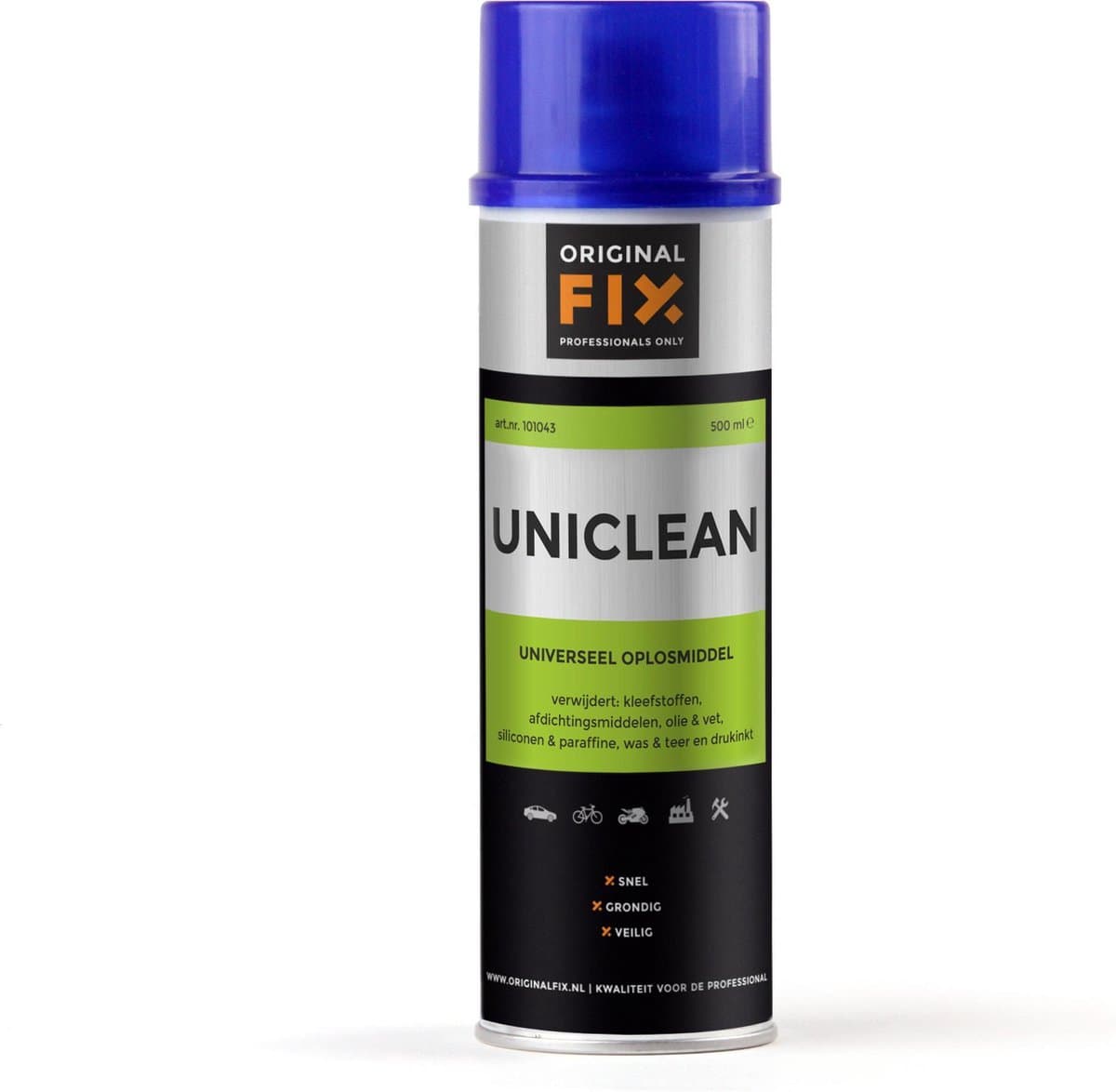 Uniclean universele ontvetter, cleaner, stickerverwijderaar Originalfix