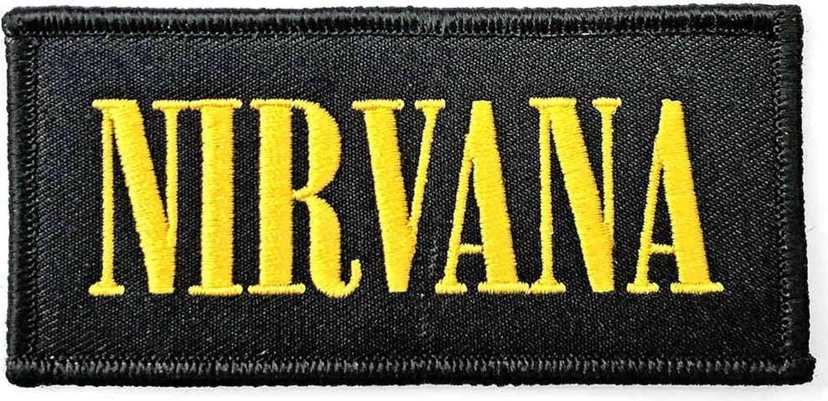 Nirvana - Logo Patch - Zwart