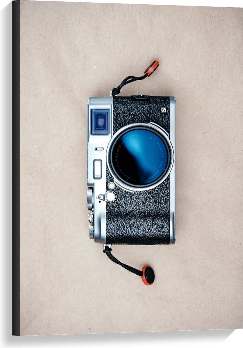 Canvas  - Kleine Camera - 60x90cm Foto op Canvas Schilderij (Wanddecoratie op Canvas)