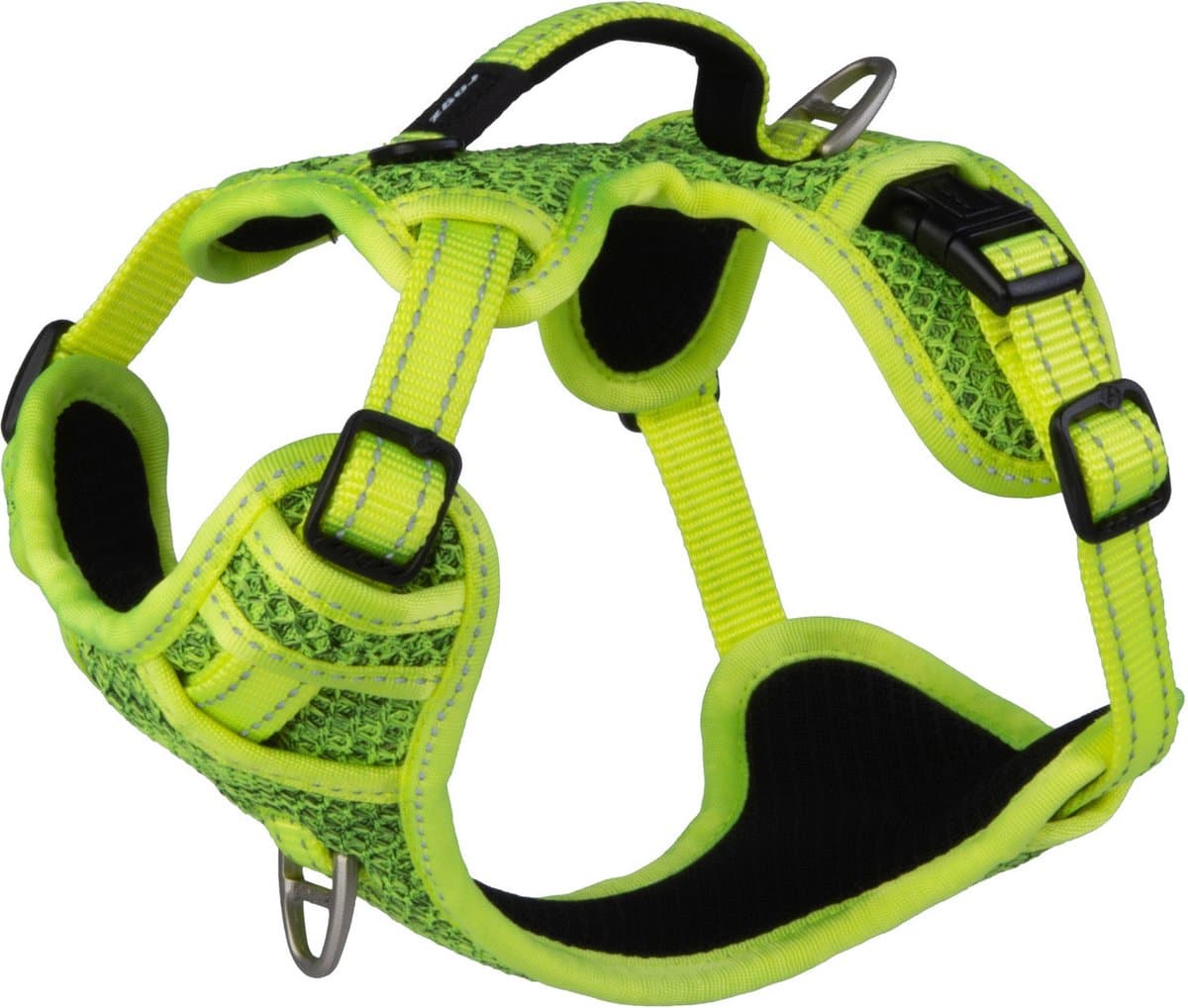 Rogz Explore Tuig Gevoerd Geel - Hondenharnas - S 36-57 Cm
