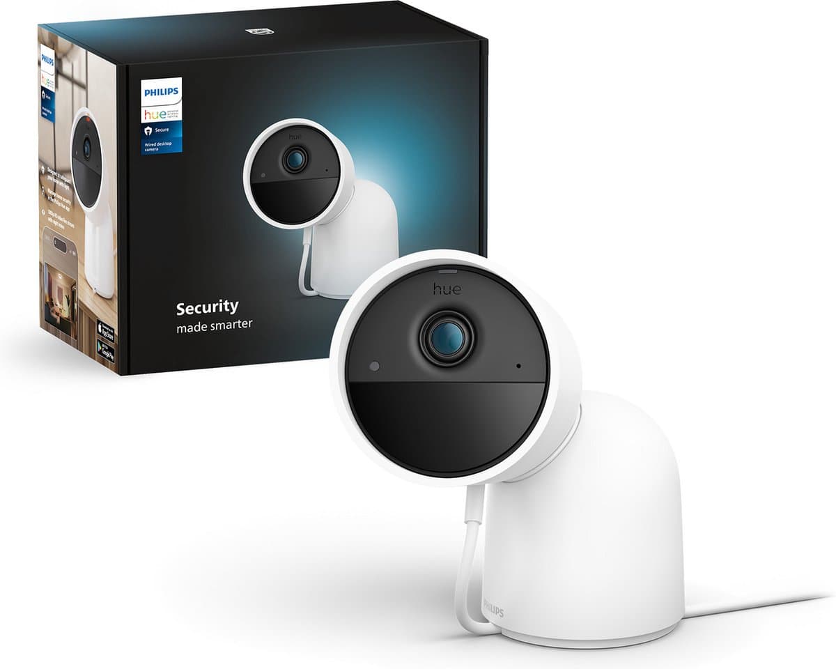 Hue Secure desktop beveiligingscamera Wit