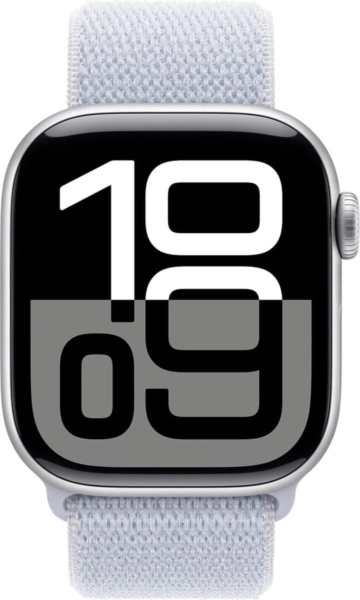 Apple Watch Series 10 42mm Zilver Sport Loop