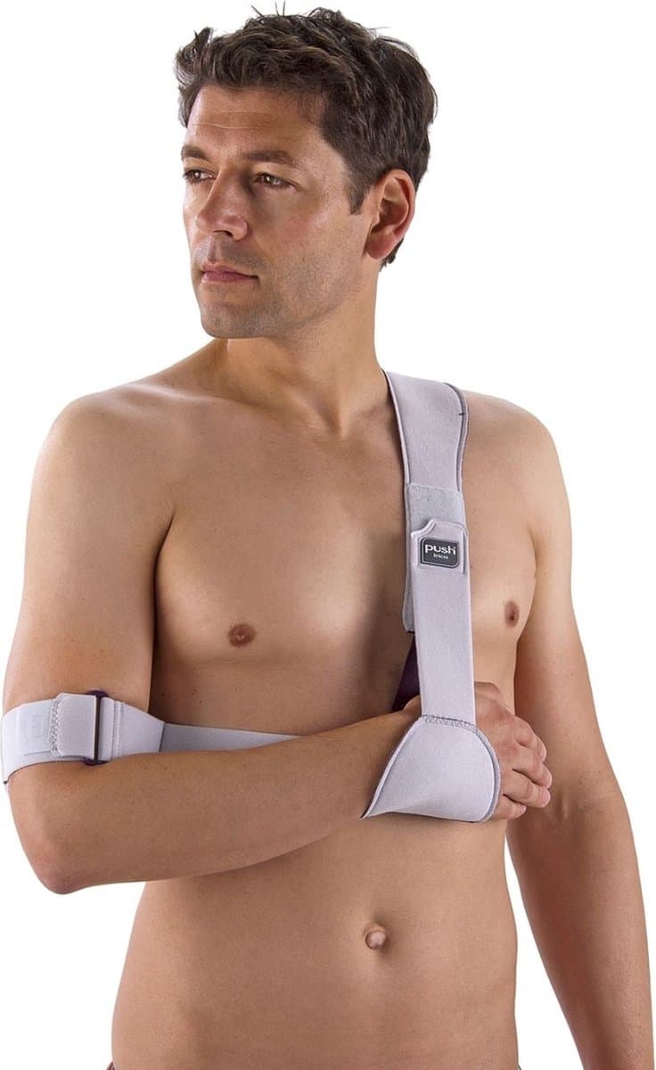 Push Med Schouderbrace Plus - Grijs - Rechts - Maat 3