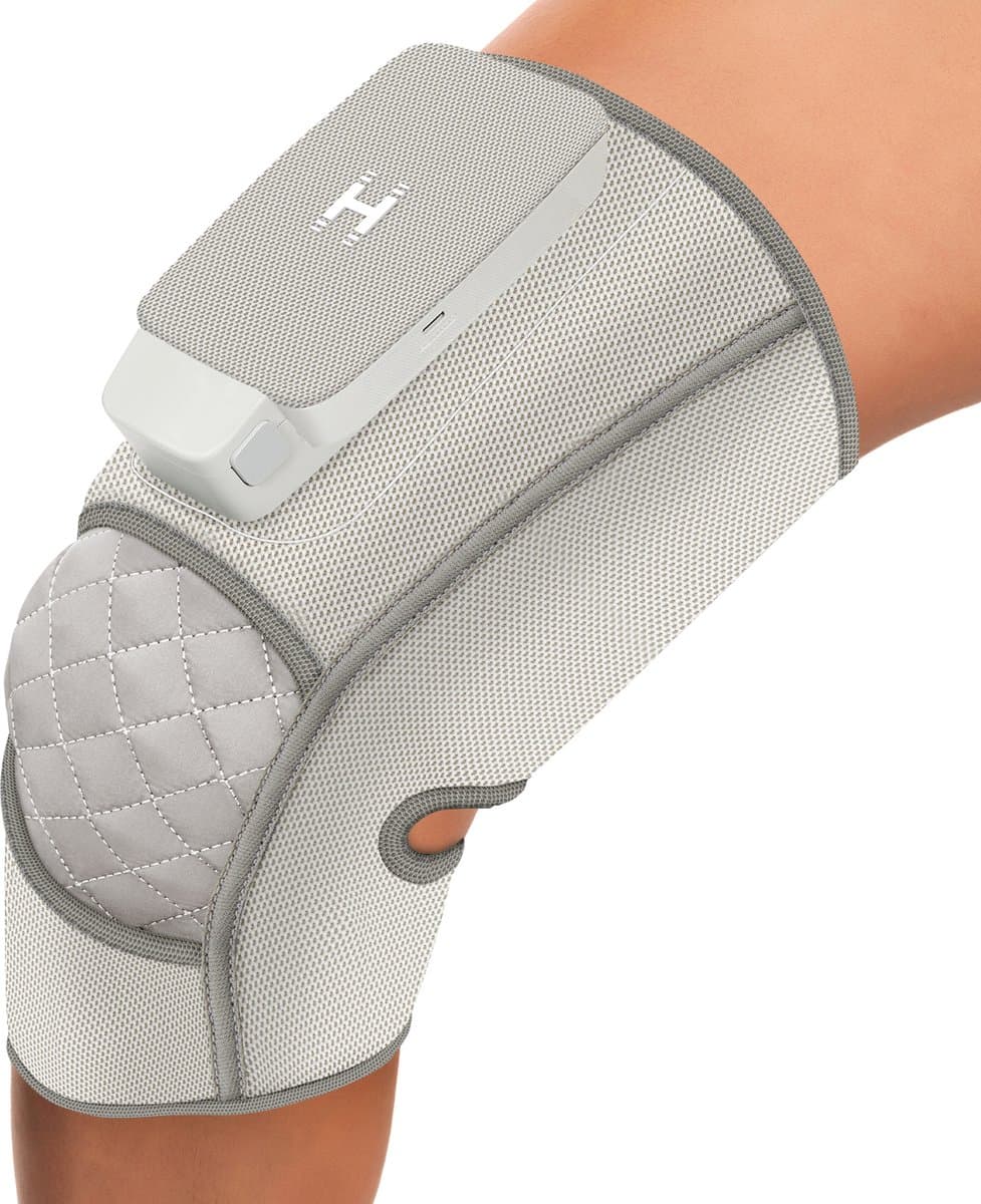 HoMedics modulair controller en Knie support Compressie massage - Massage apparaat - Knieblessure - 3 Temperatuurinstellingen - Oplaadbaar - USB C