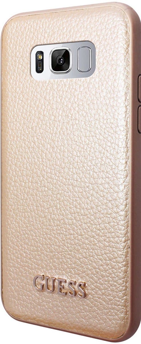 Guess Iridescent Backcover Case Samsung Galaxy S8 - Goud GUHCS8IGLGO