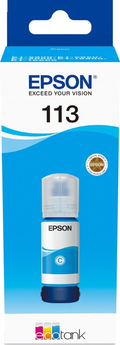 Epson 113 Inktflesje Cyaan
