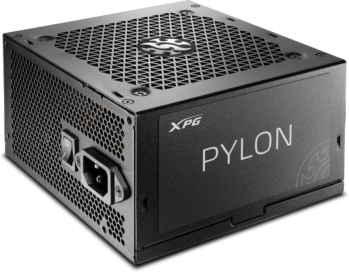 XPG PYLON 650W power supply unit 24-pin ATX ATX Zwart