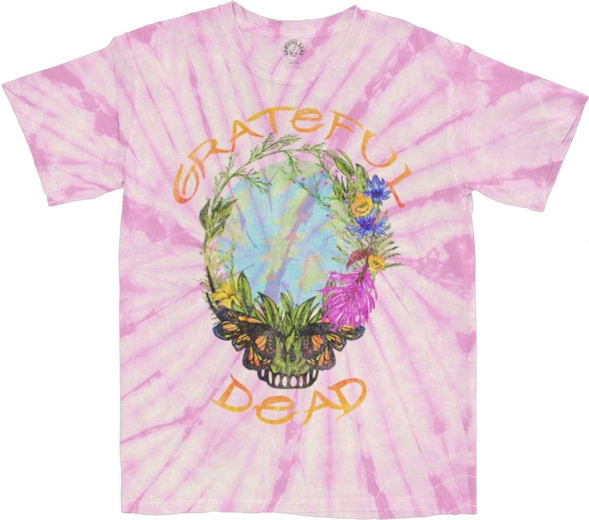 Grateful Dead - Forest Dead Heren Tshirt - L - Roze