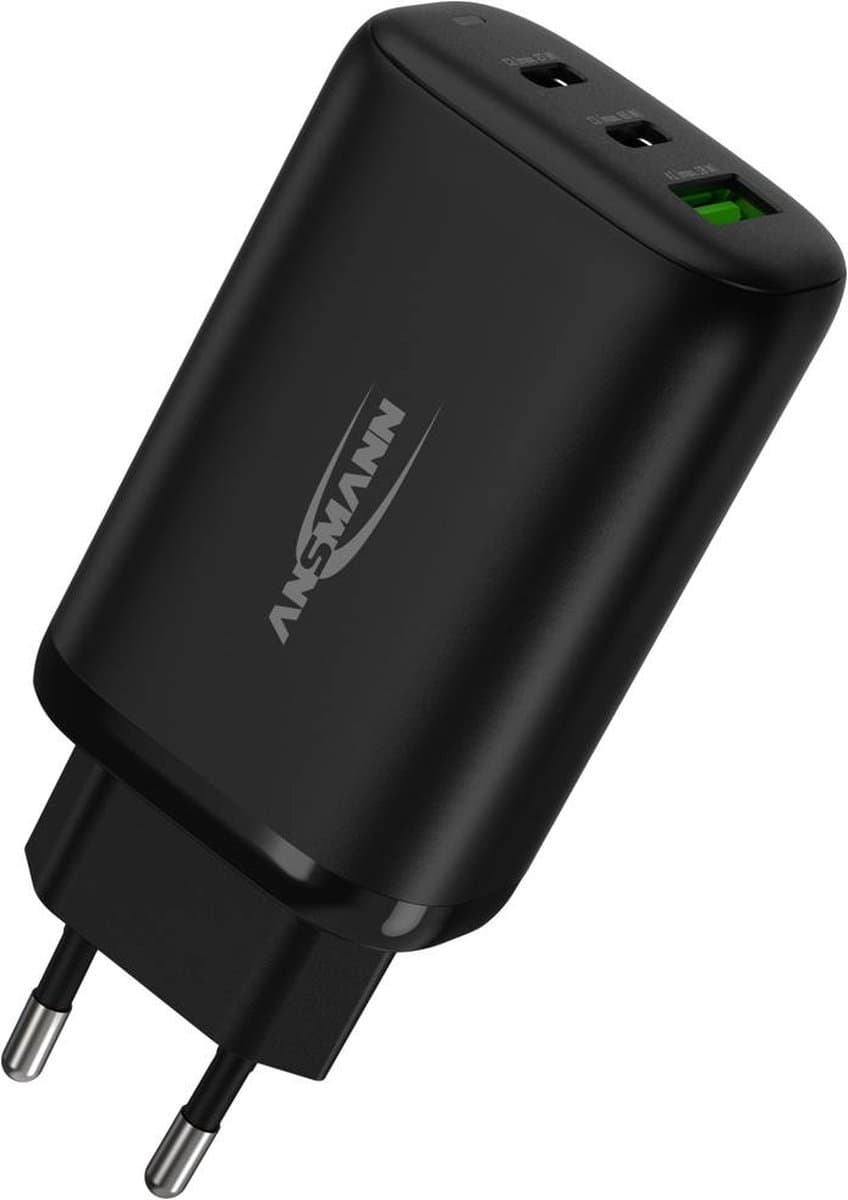 Ansmann Home Charger HC365PD USB-oplader 65 W 1x USB-A, 2x USB-C USB PD Zwart Binnen