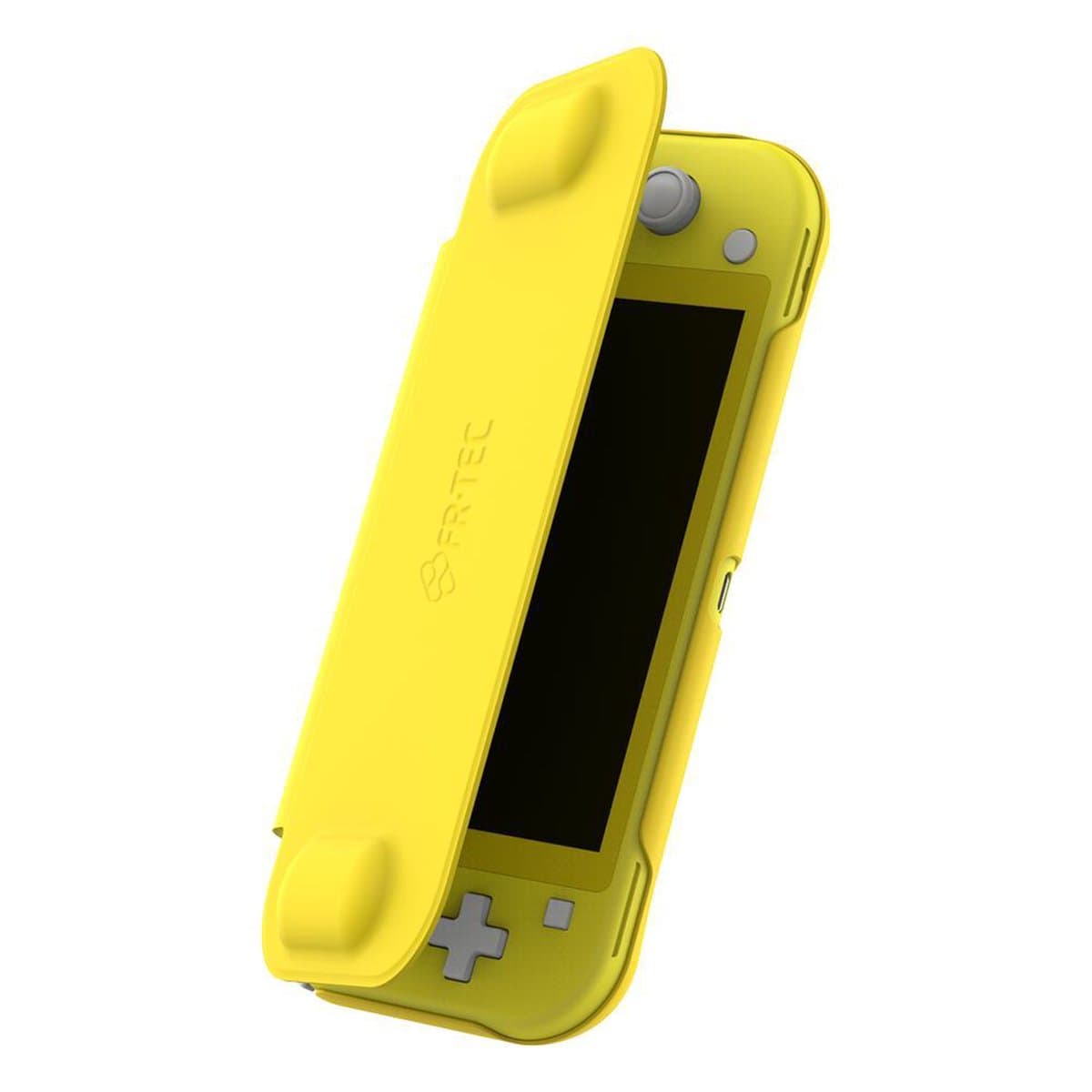 FR-TEC Flip Case Cover - Geel - geschikt voor Nintendo Switch lite