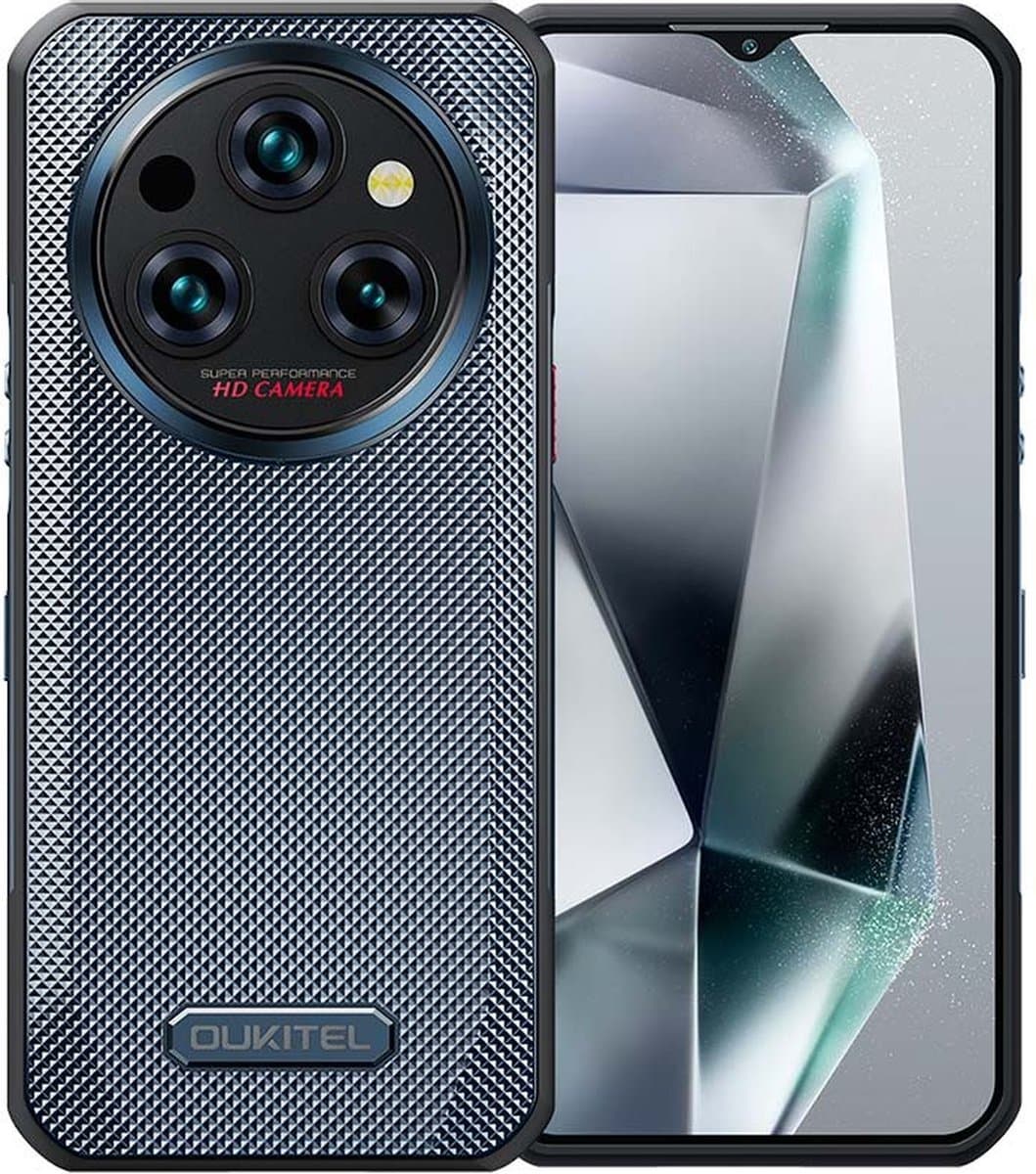 Oukitel WP35 16,8 cm (6.6") Hybride Dual SIM Android 14 5G USB Type-C 8 GB 256 GB 11000 mAh Grijs
