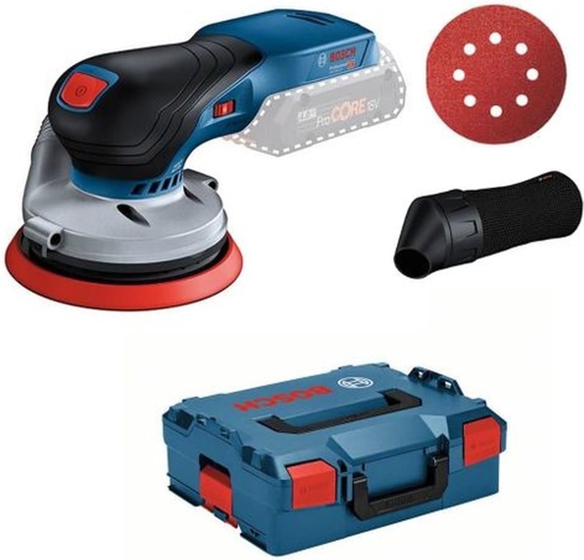 Bosch Professional GEX 18V-125 excentrische schuurmachine - losse tool