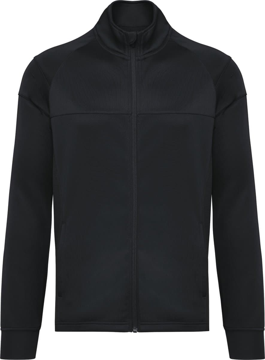 PROACT® Uniseks Premium Gerecyclede Trainingsjas PA392 - Black - XL