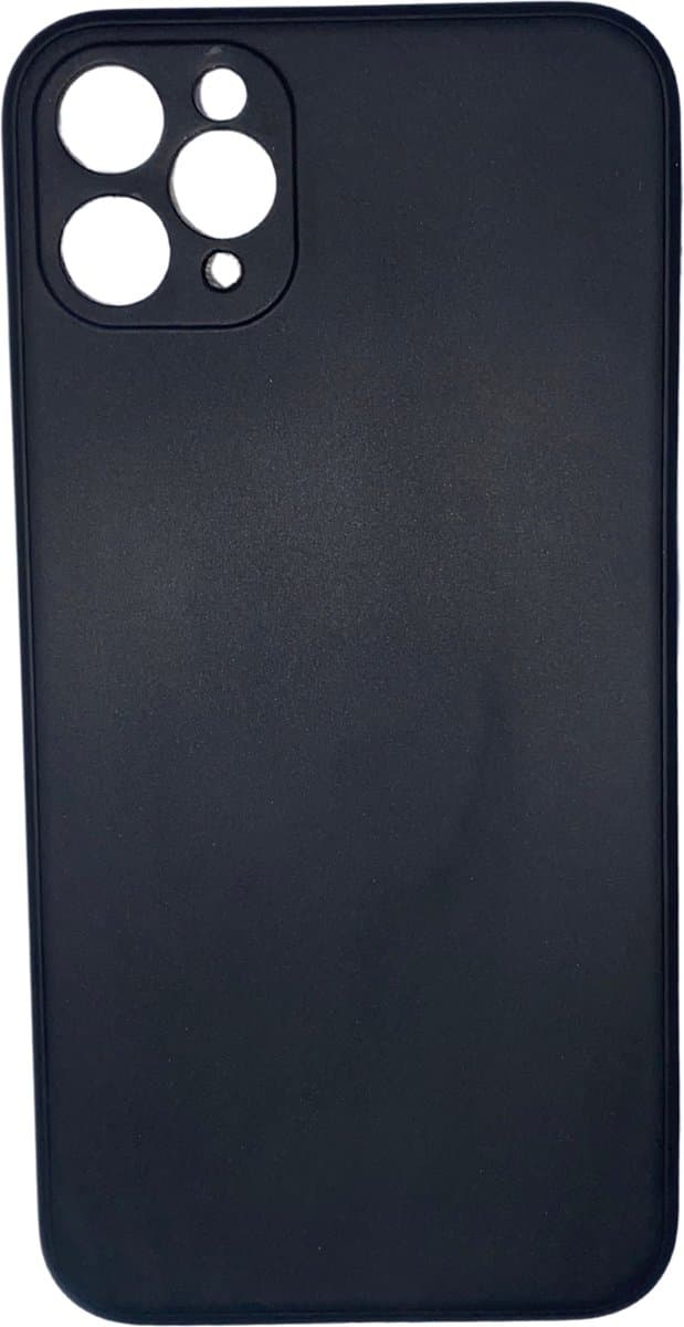 Smartphonehoesje - Telefoonhoesje - Geschikt voor iPhone 12 Pro Max - zwart - flexibel