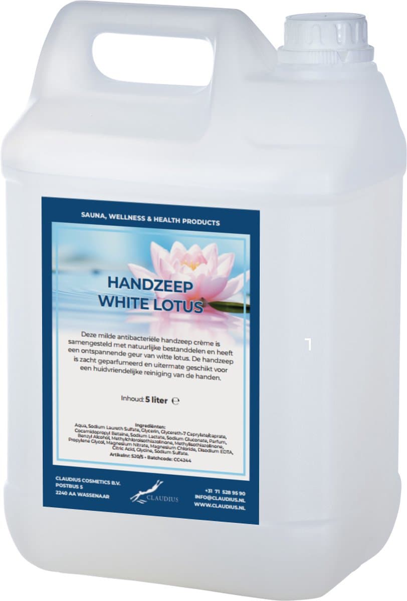 Handzeep White Lotus 5 liter - navulling
