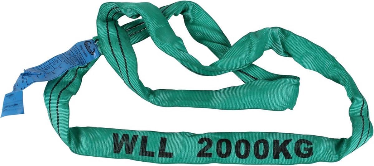 Rondstrop - Werklast van 2 Ton - 1 meter lang - Torso
