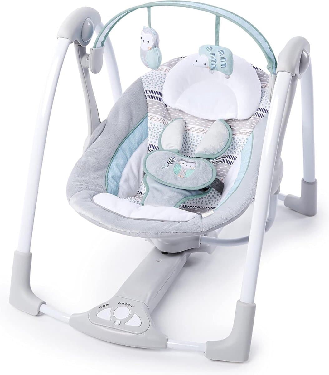 Elektrische Wipstoel - Elektrische Babyschommel - Schommelstoel - Baby Swing - Premium